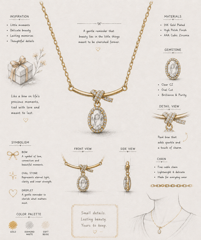 Milan Lumière Bow Necklace