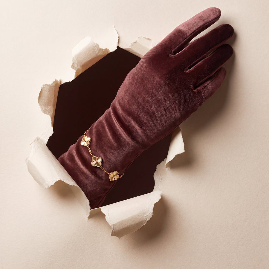 Aurelia Clover Gold Bracelet | Milan Jewelry